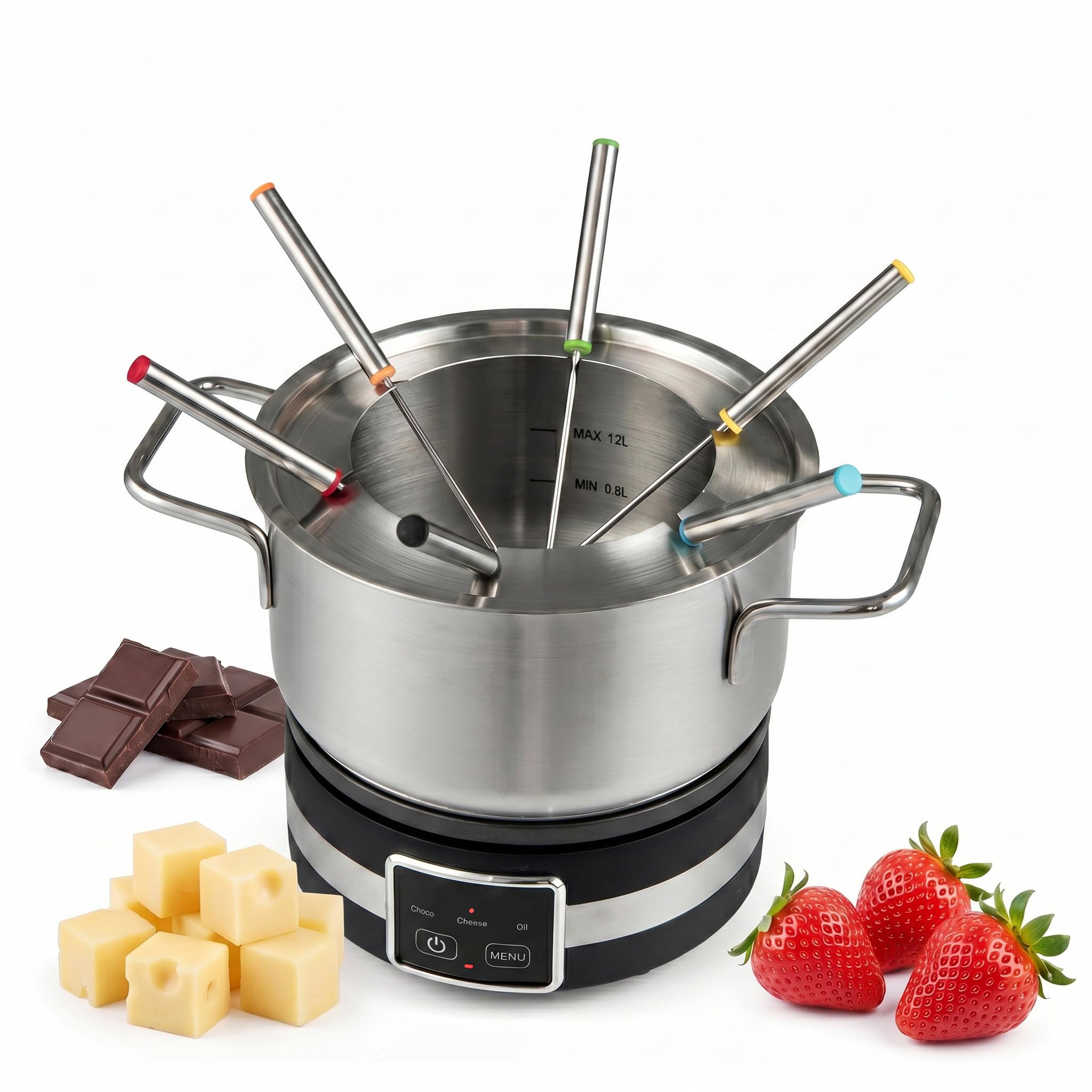 GIANTEX Appareil à Fondue Électrique 1200W