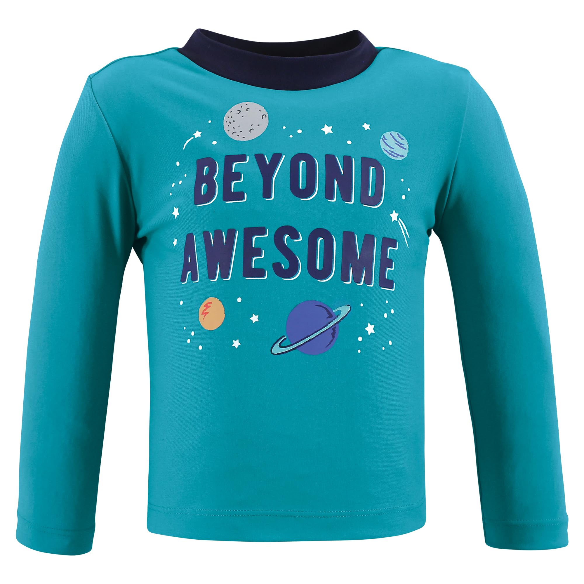 Hudson Baby Unisex Baby Swim Rashguard Set, Space, 9-12 Months