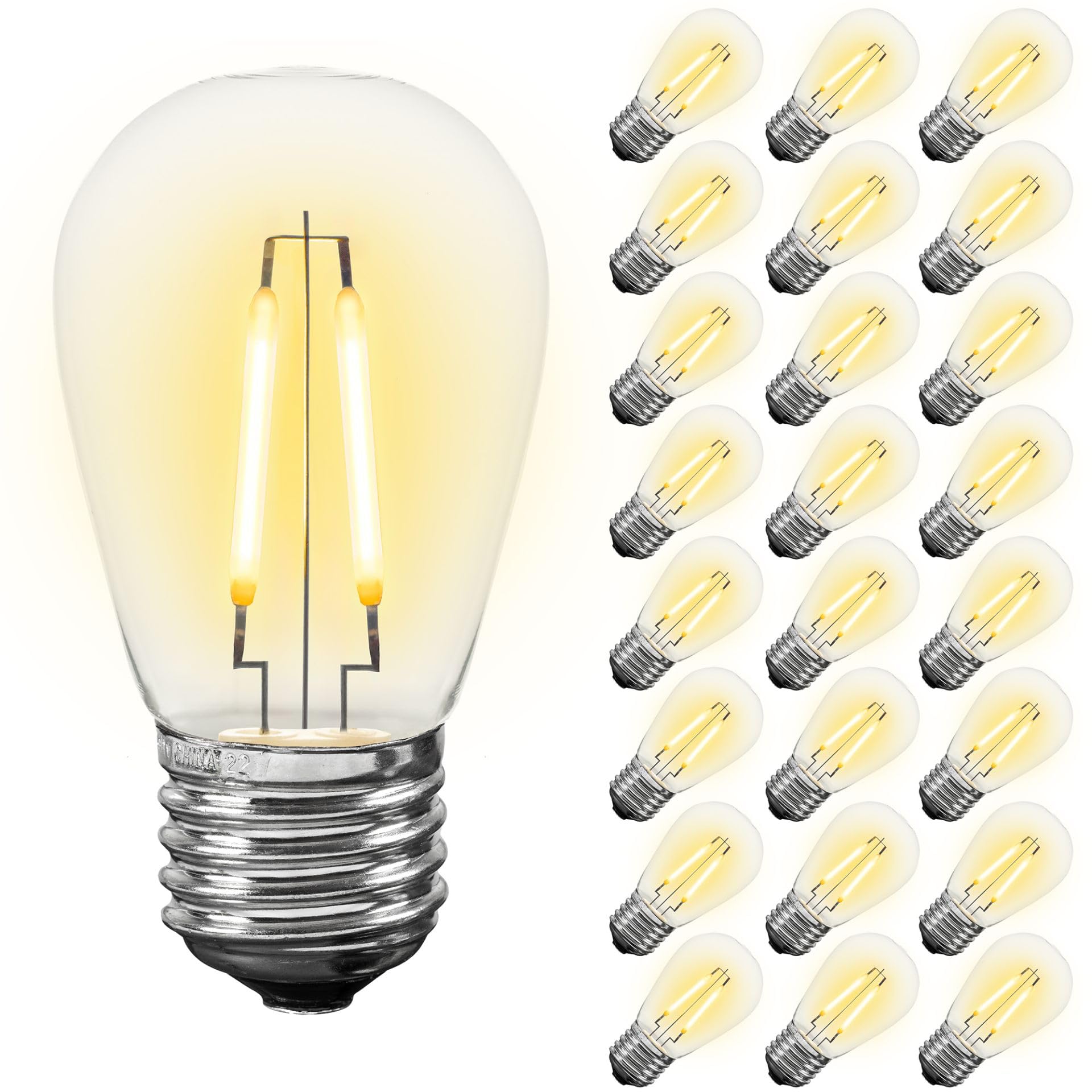 Novelty Lights Outdoor String Light Dual-Filament Replacement