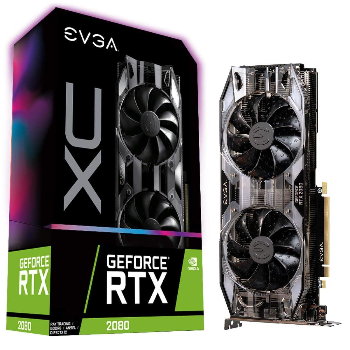 グラフィックボード・グラボ・ビデオカード EVGA RTX2080 8GB GDDR6 Placa de Vídeo Nvidia Geforce RTX 2080 XC 8GB EVGA | Amazon.com.br