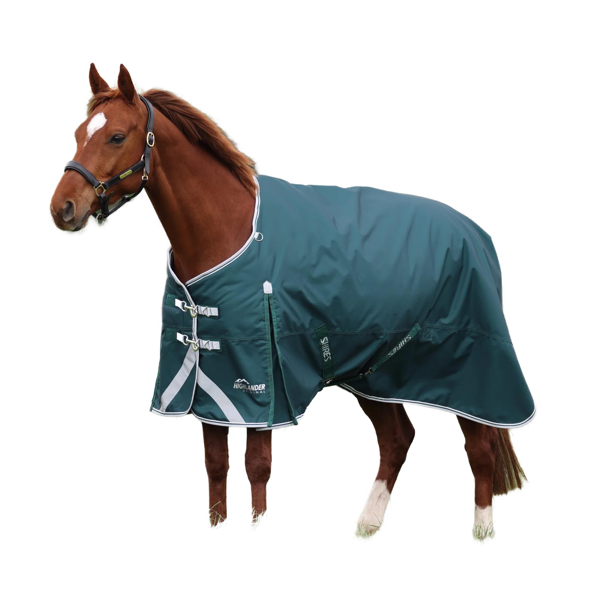 Shires Highlander Original 300g Turnout Rug - Green 5'6" / 66", Green