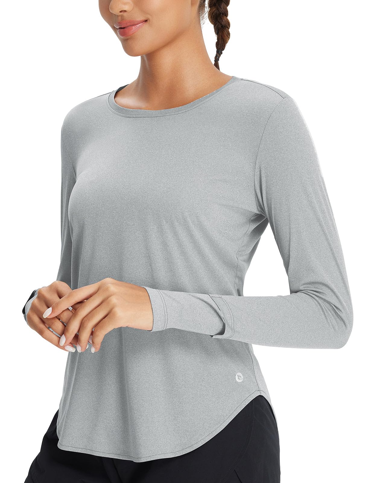 BALEAF Women's Sun Shirts UPF 50+ Long Sleeve Hiking Tops Lightweight Quick Dry UV Protection Outdoor Clothing