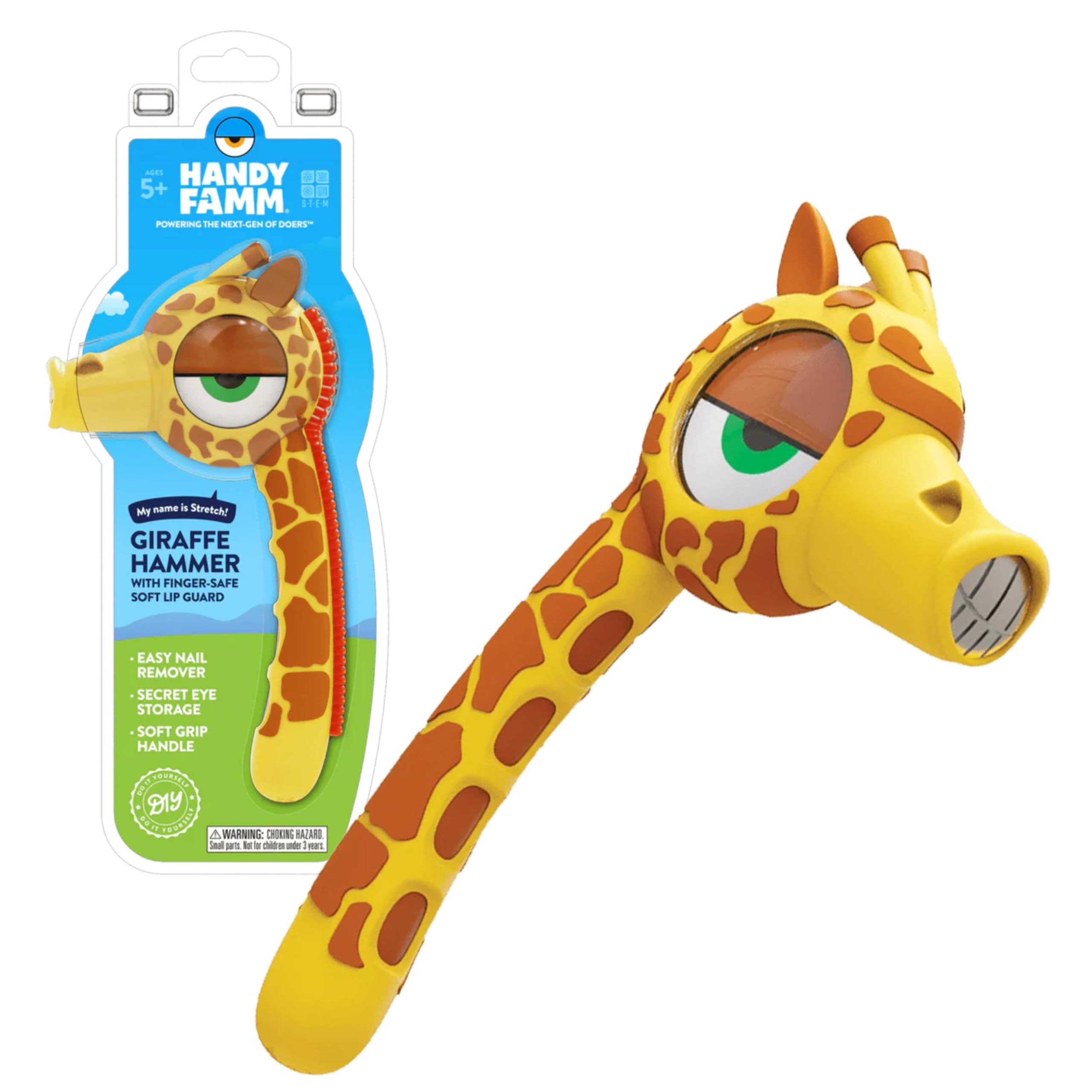 Amazon.com: Handy Famm Kids Real Metal Hammer with Kid Friendly