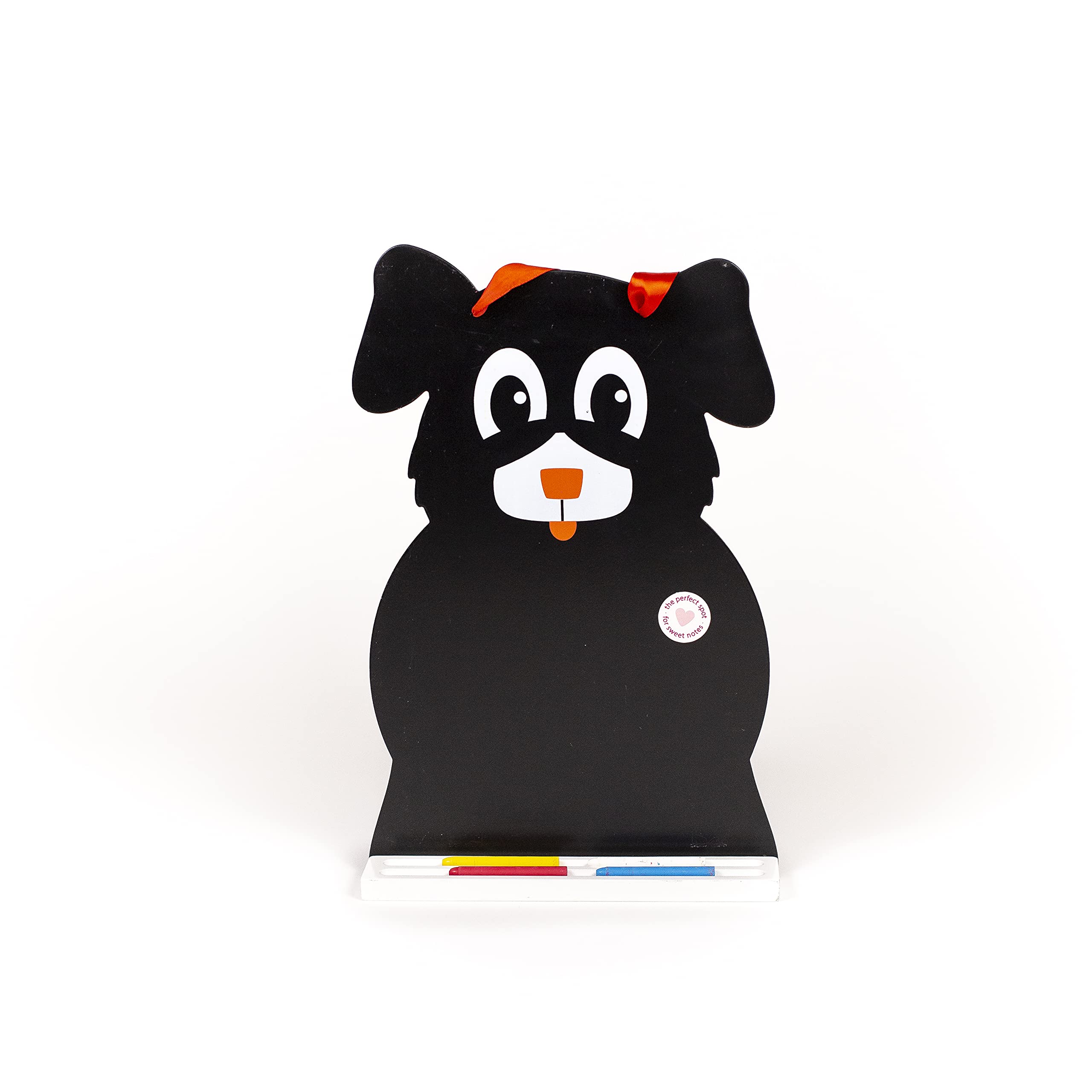 Bingo The Dog Chalkboard by Jack Rabbit Creations – Sweet Notes Puppy Blackboard – Classic Wooden Toy – Includes Non-Toxic Chalk - Develops Hand Eye Coordination & Writing Skills - Ages 3+ Years