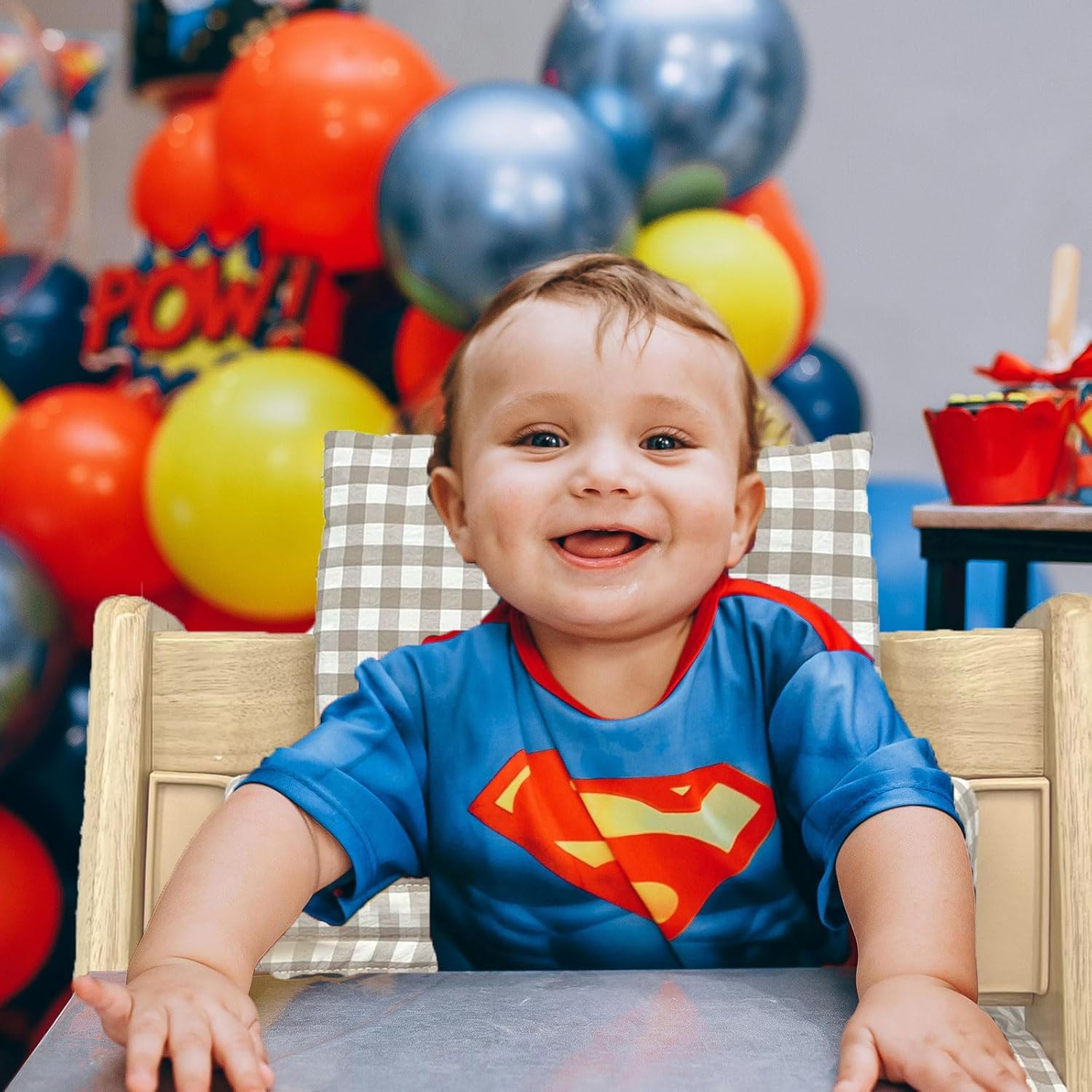 Hochstuhl Kissen für Stokke Tripp Trapp, rutschfest Hochstuhl Sitzkissen Set, Bio Baumwolle Baby Sitzkissen, Verdickung Weiches für Baby & Kids mit Klettverschluss, Hochstuhlzubehör (cj)