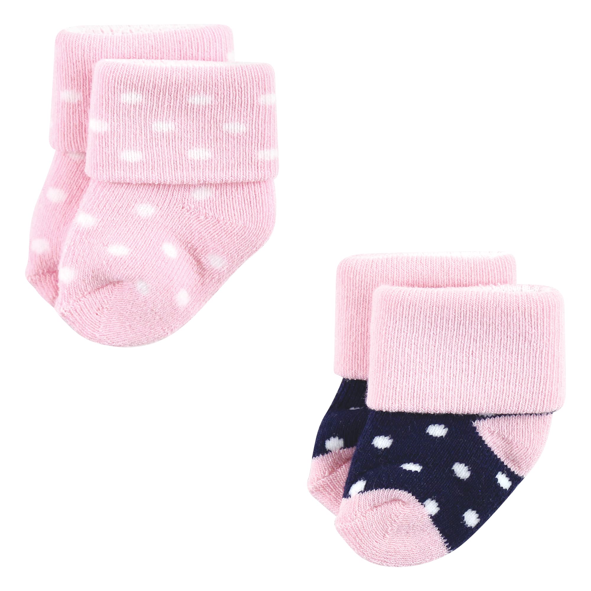 Luvable Friends Damen Navy Mary Janes Unisex Neugeborene und Baby Frotteesocken 6-12 Monate, (12er Pack)