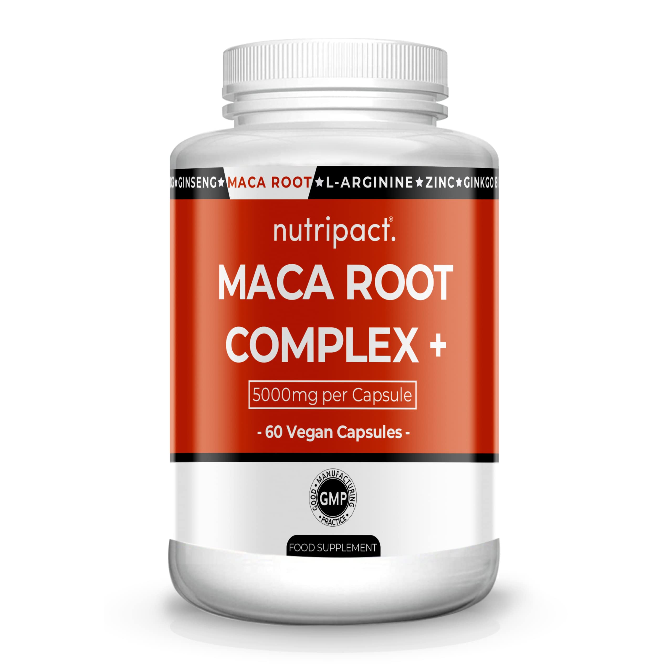 Buy Maca Root s 5000mg with L Arginine, Zinc, Ginkgo Biloba, Korean