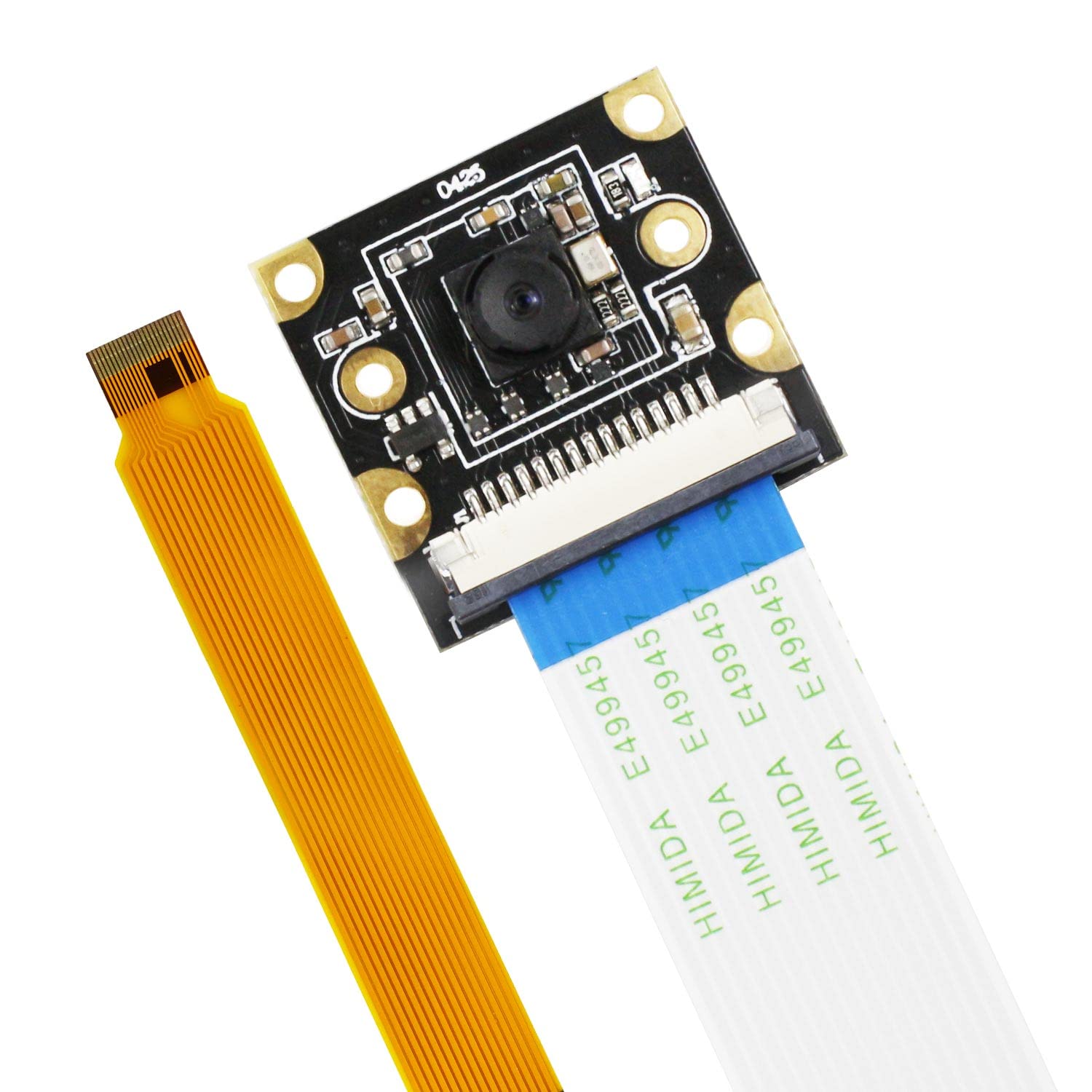 Yahboom IMX219 HDカメラケース付き,8MP 120° CSIカメラモジュール Jetson Nano/Jetson Orin Super/ラズベリーパイ5と互換性あり (IMX219 120°camera+15/22pin)