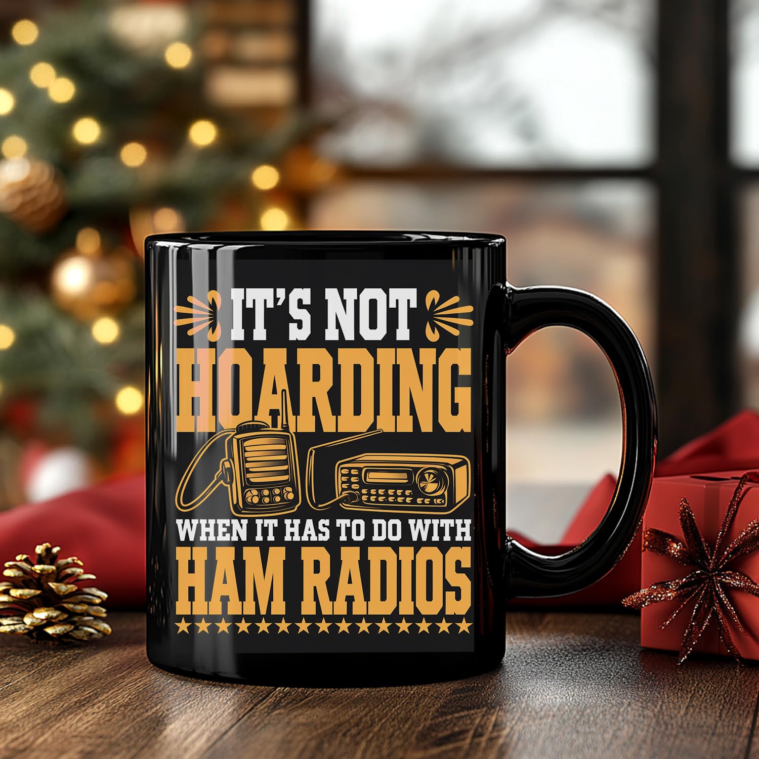 Nazenpod Ham Radio not Hoarding Amateur Radio and Ham Radio Operator Coffee Mug, Mugs 11oz - 15oz