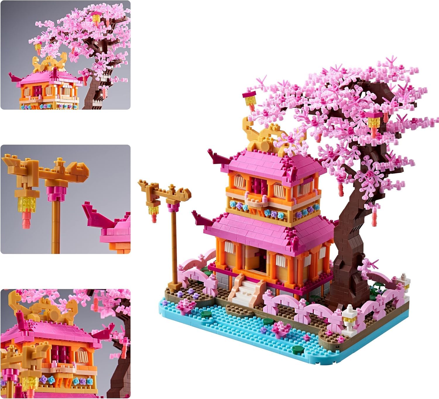 Amazon.com: Japanese Cherry Blossom Tree Building Set for Adults