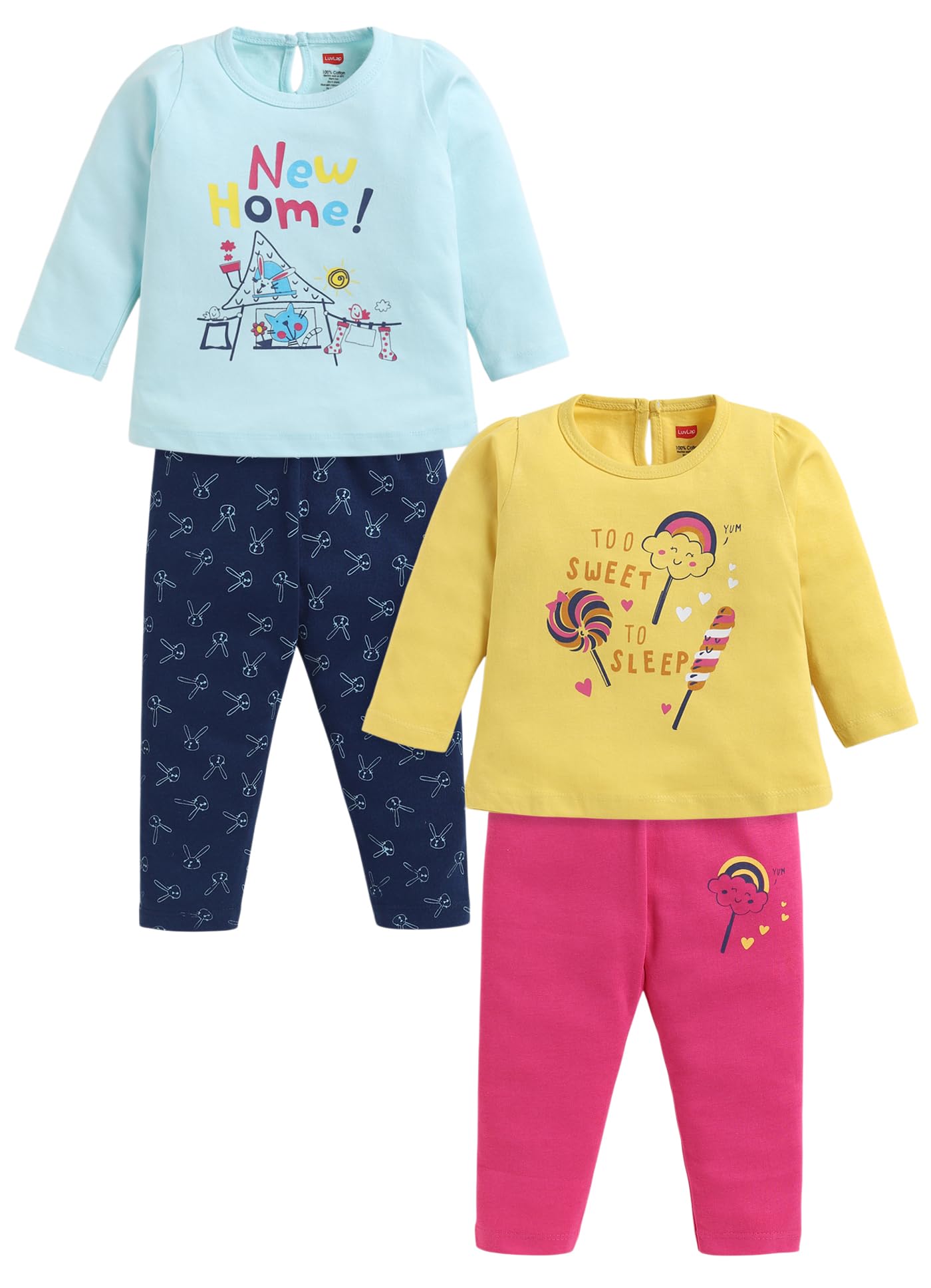 luvlap Baby Girls Baby and Toddler Top Set-picture-24