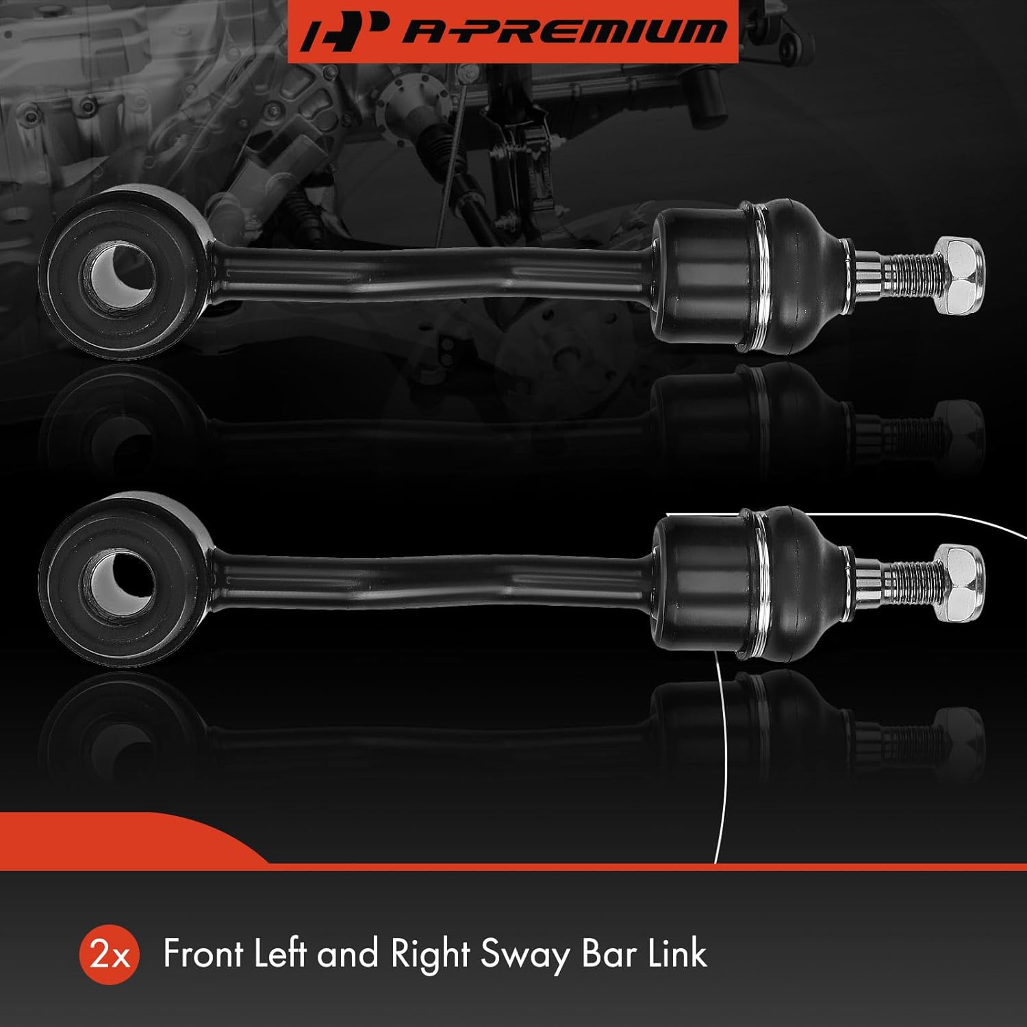A-Premium 2 x Front Sway Bar Links Stabilizer Bar Links, Compatible with Jeep Grand Cherokee 1996 1997 1998