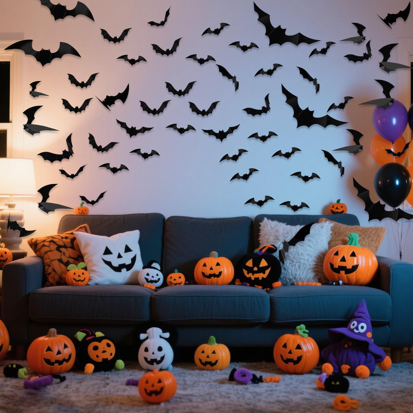 Autocollants Muraux Chauve-Souris, Décoration Maison Et Fenêtre