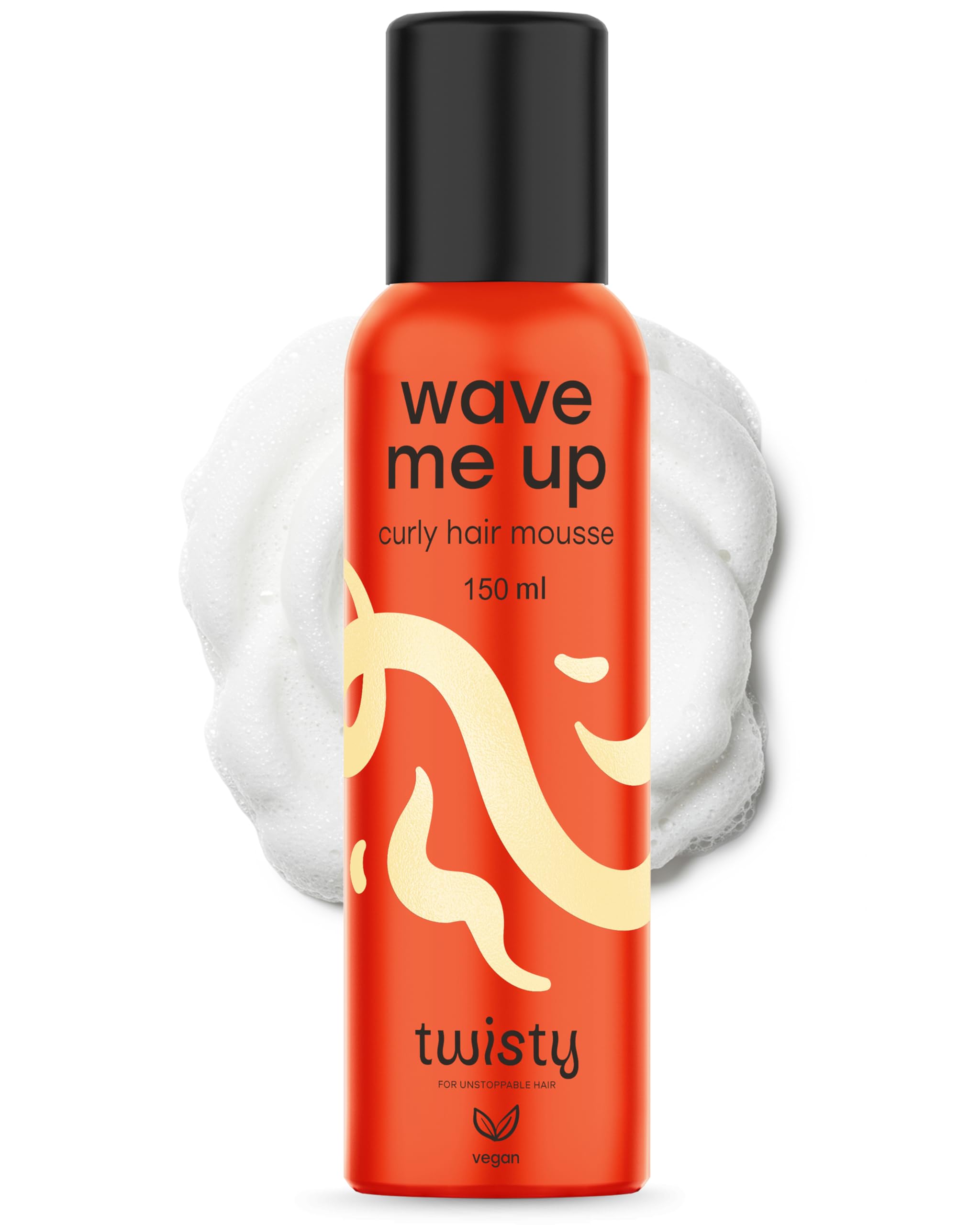 Twisty Wave Me Up Haarschaum – Naturlocken-Curl-Mousse für Locken & Wellen – Lockenschaumfestiger – 150 ml