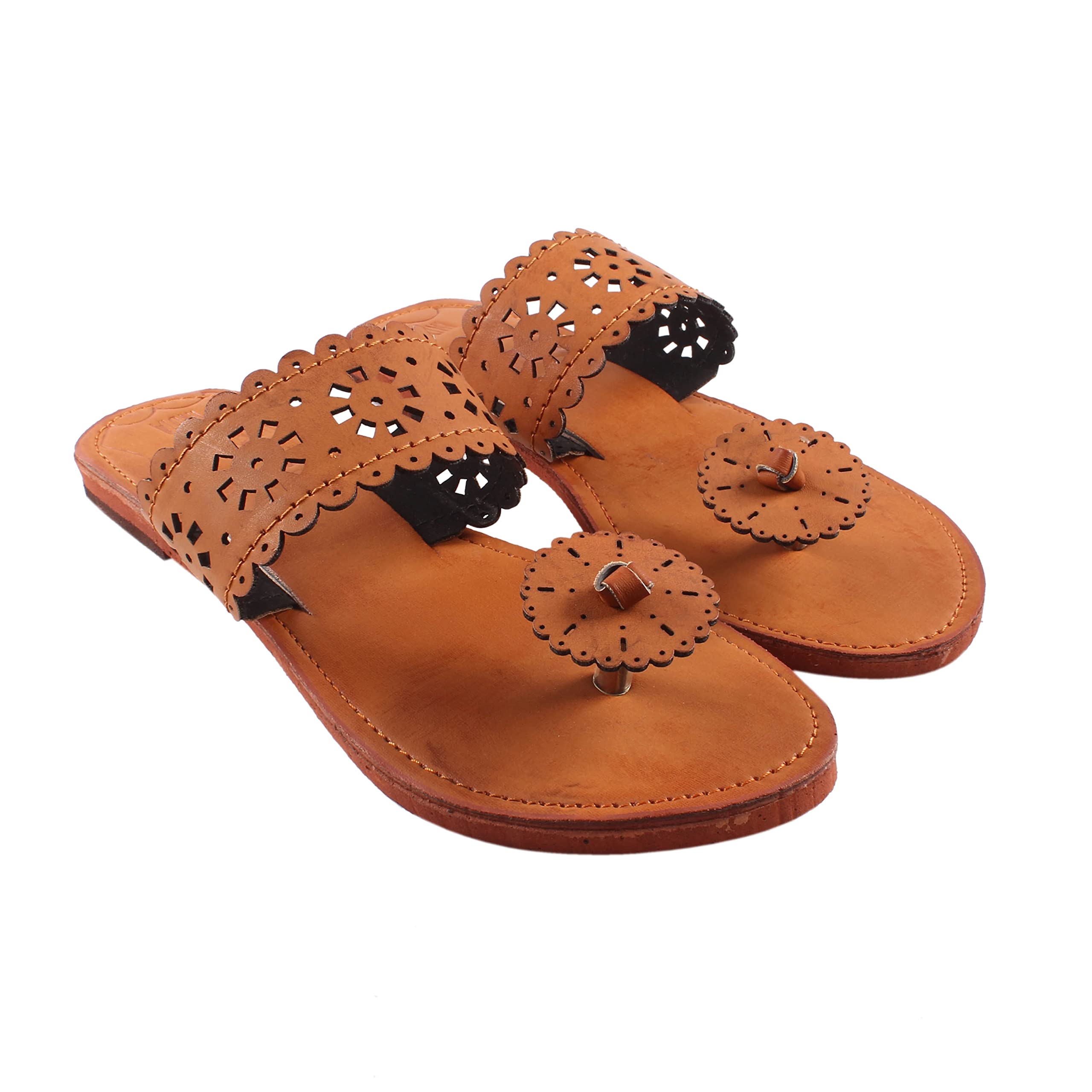 Rajasthani Chappal for Women Stylish, Flat Fashion Sandals & Ethnic Slippers for Girls (numeric_8) (B0BS9Q3HN5) Amazon Price History, Amazon Price Tracker