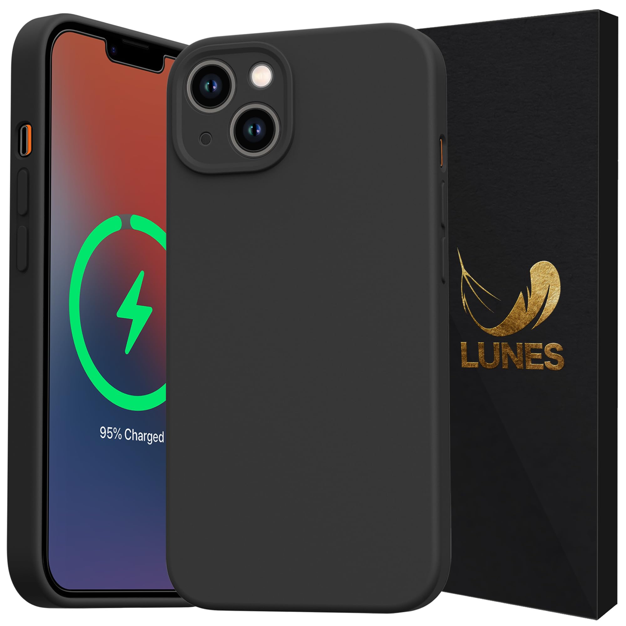 Amazon.co.jp: LUNES iPhone 14 Case, Magsafe Compatible, Camera