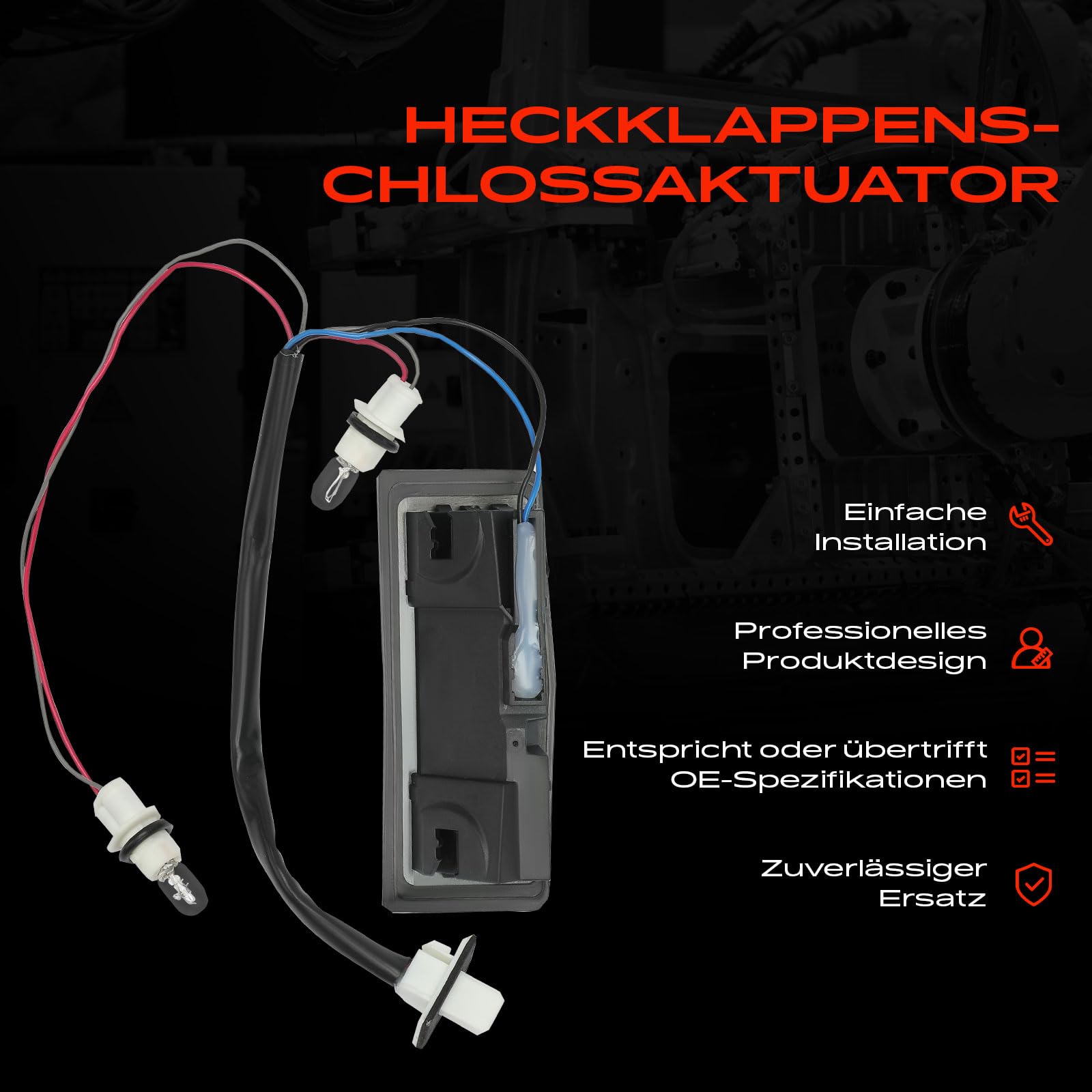 Przełącznik do otwierania tylnej klapy bagażnika z żarówką kompatybilny z Astra H L35 L70 Zafira B A05 2004-2015 13223919