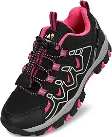 Sapatos para meninos resistentes à água botas de caminhada para crianças ao ar livre sapatos de caminhada antiderrapante tornozelo tênis esportivo anticolisão tamanho 9,5 infantil a 4,5 crianças grandes