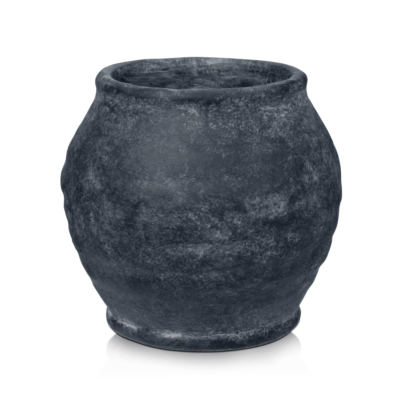 Vase rustique en ciment pour fleurs sechees decoration de table salon