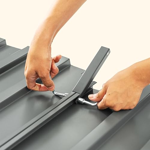 Miniatura 5 de Vego garden Cama de jardín moderna para ahorrar suelo intermedio de 32 pulgadas de alto, 27 x 83 pulgadas (cama de jardín no incluida)