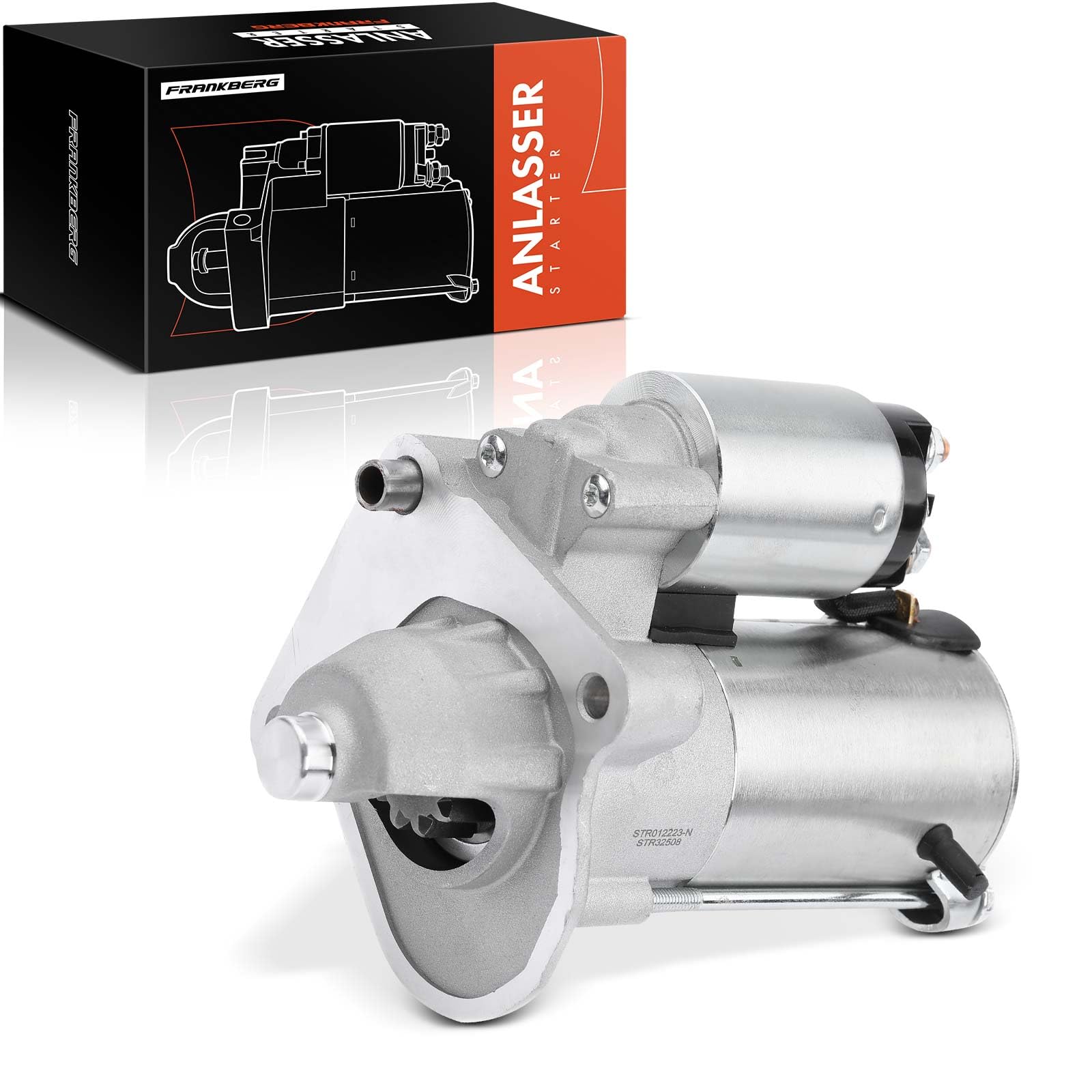 Frankberg Motor de arranque 14 kW 12 V 11 dientes 1233234 1229427 | Compatible con: S80 II 124, C-Max II DXA/CB7 DXA/CEU, Monovolumen Transit Connect, Torneo Focus III, S40 II 544