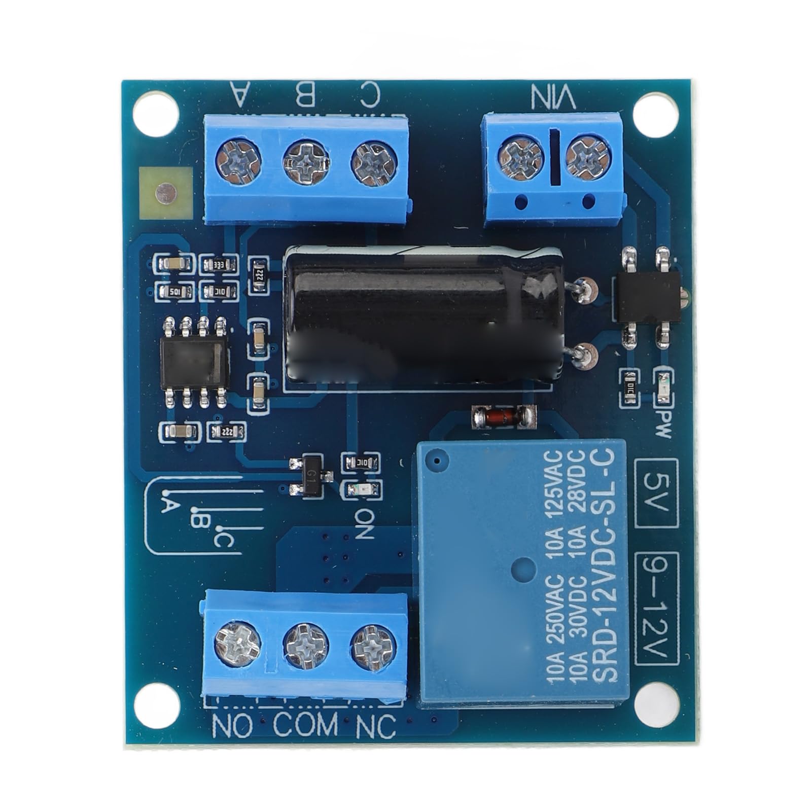Water Level Control Relay Switch Module, DC12V NE555 Auto Voltage Control Water Shortage Protector for Water Tower Aquarium