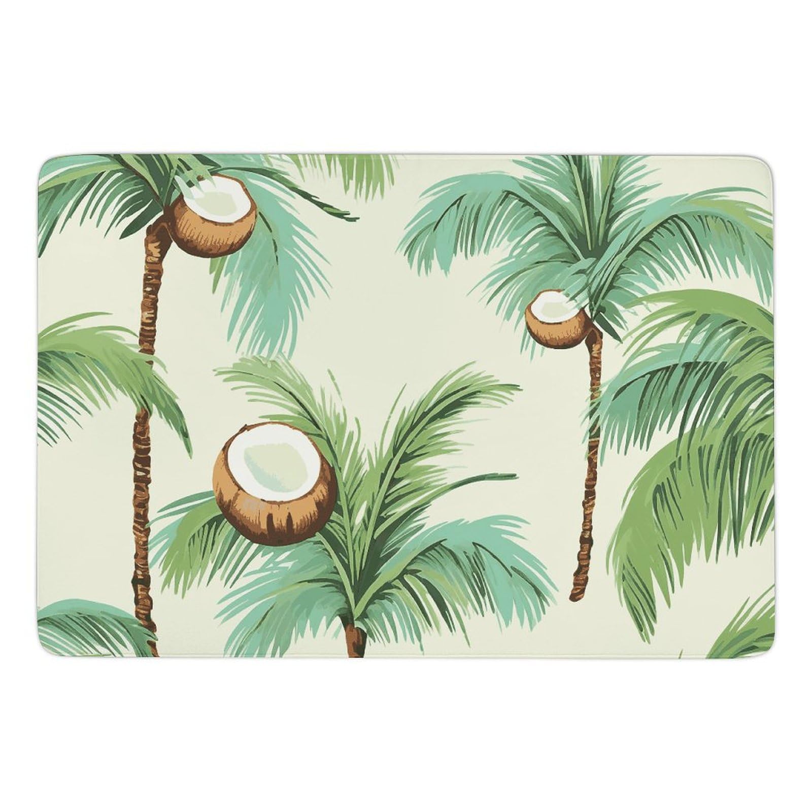 Tapis de salle de bain absorbant grand format en velours doux