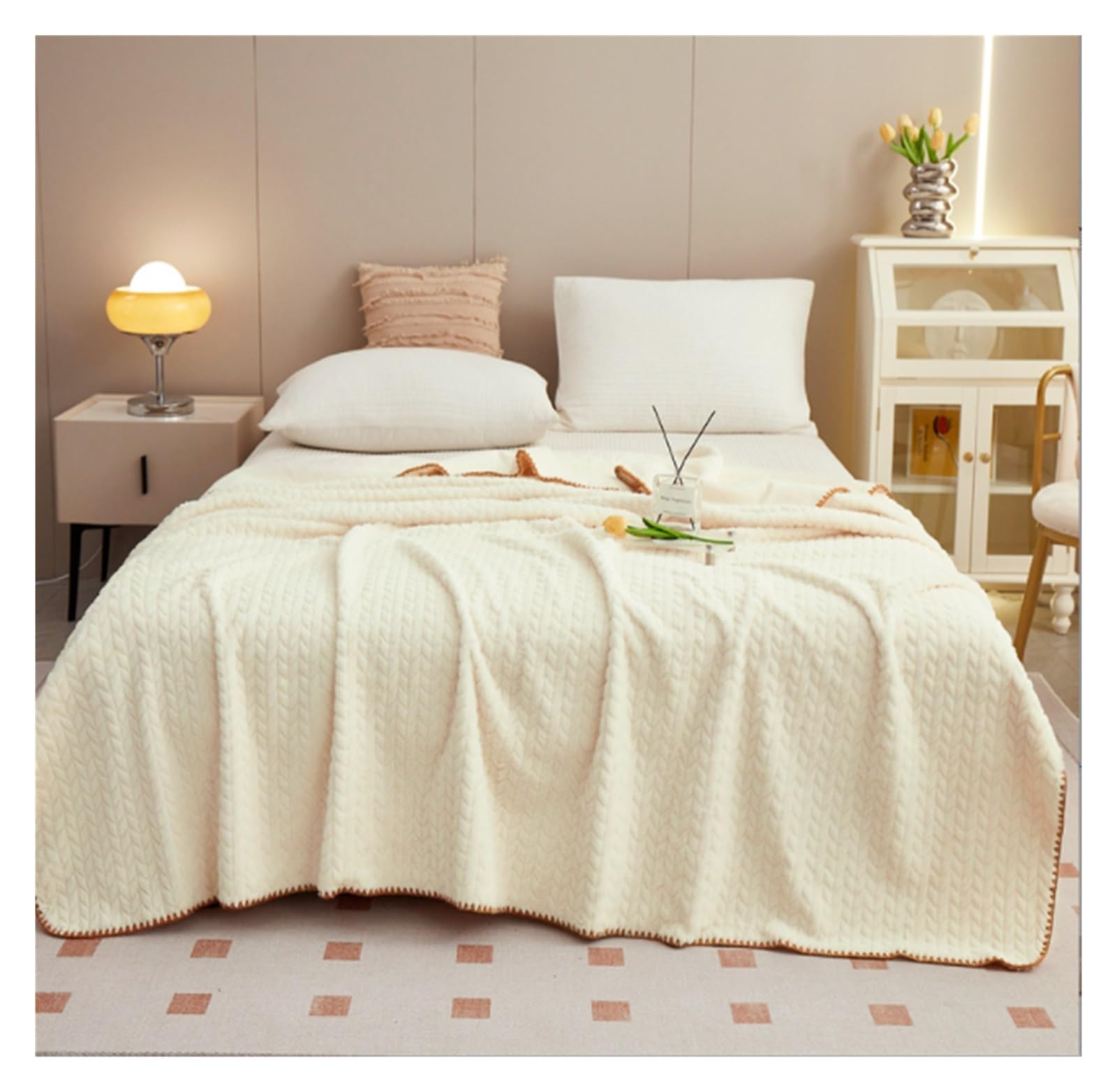 Plaid chaud couverture pour canapé hiver doux remède frissons flanelle 100x150