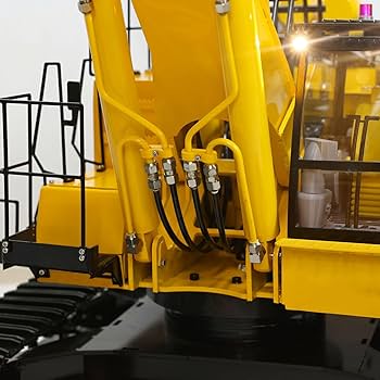 Amazon.com: wheelfun 1/8 Scale RC Hydraulic Excavator PC1250 Metal