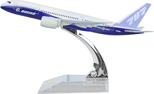 24-Hours Boeing 787 - Modelo de avión de aleación de metal fundido a presión 1400