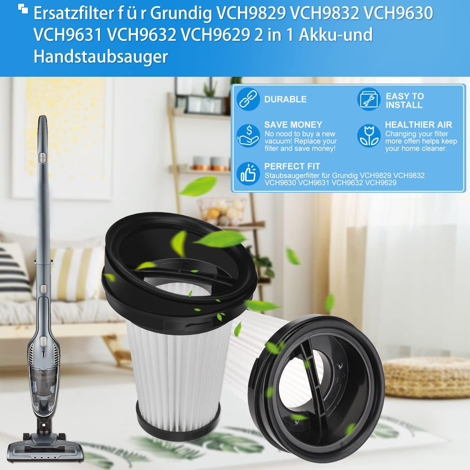 Dimensiunea și forma filtrului