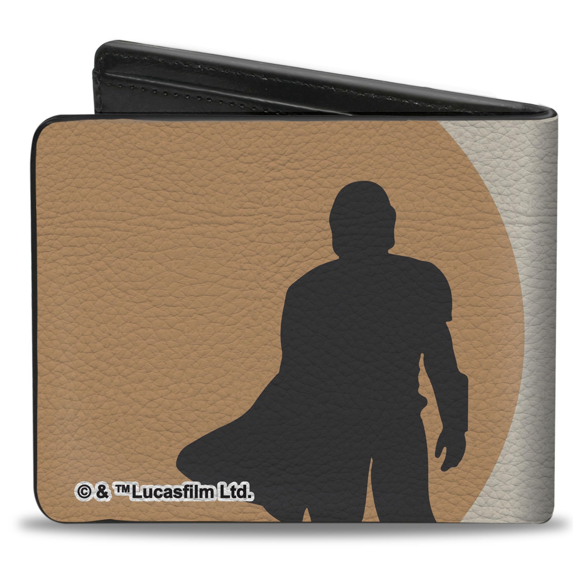 Buckle-Down Men's Wallet, Bifold, Star Wars The Child Sleeping Pod The Mandalorian Pose, Vegan Leather, 4.0