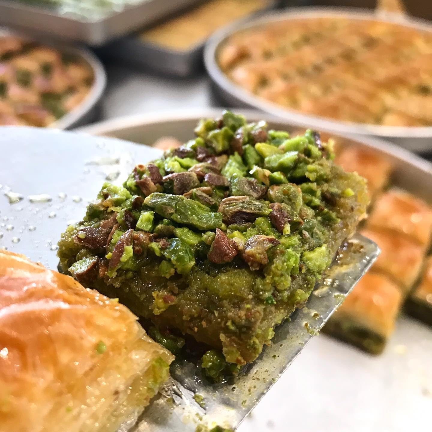 Gaziantep Koçak Baklava à la pistache turque 30 pièces, 1.00 kg (Lot de 1)