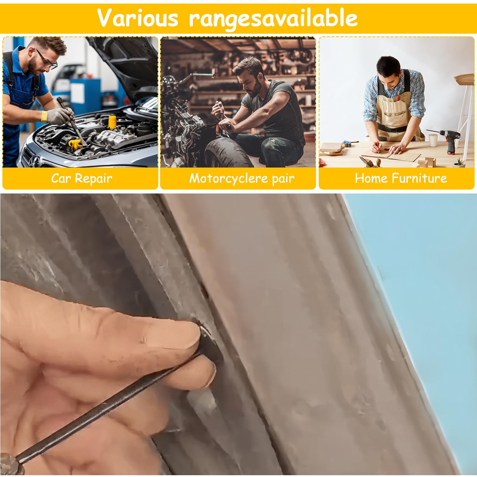 100 Pezzi Fascette Riusabili Universali, Fascette Autobloccanti in Nylon Resistente ai Raggi UV, Fascette per Cavi per Auto, Casa, Giardino e Fai da Te - Nero