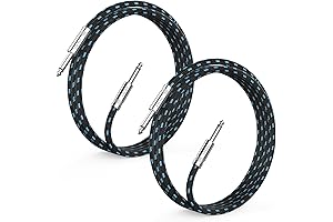 High-Quality Guitar Cables: Superior Sound Transmission for Unparalleled Performance (6ft)