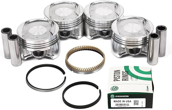 MA-4216946477-2 Pistons w/Rings Compatible With/For 96-00 Honda Civic Del Sol 1.6 D16Y D16Y5 D16Y7 Y8