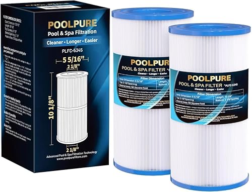 Miniatura 7 de POOLPURE Filtro de spa C-5345 sustituye a PLBS50, Unicel C-5345, Filbur FC-2970, 817-0014, R173584, 173584, X268519, 10419, 14513, 50451, S2/G2 Spa,