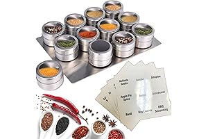 Kitchen Essentials Magnetic Spice Jar Set: A Revolutionary Solution for Seasoning Organization