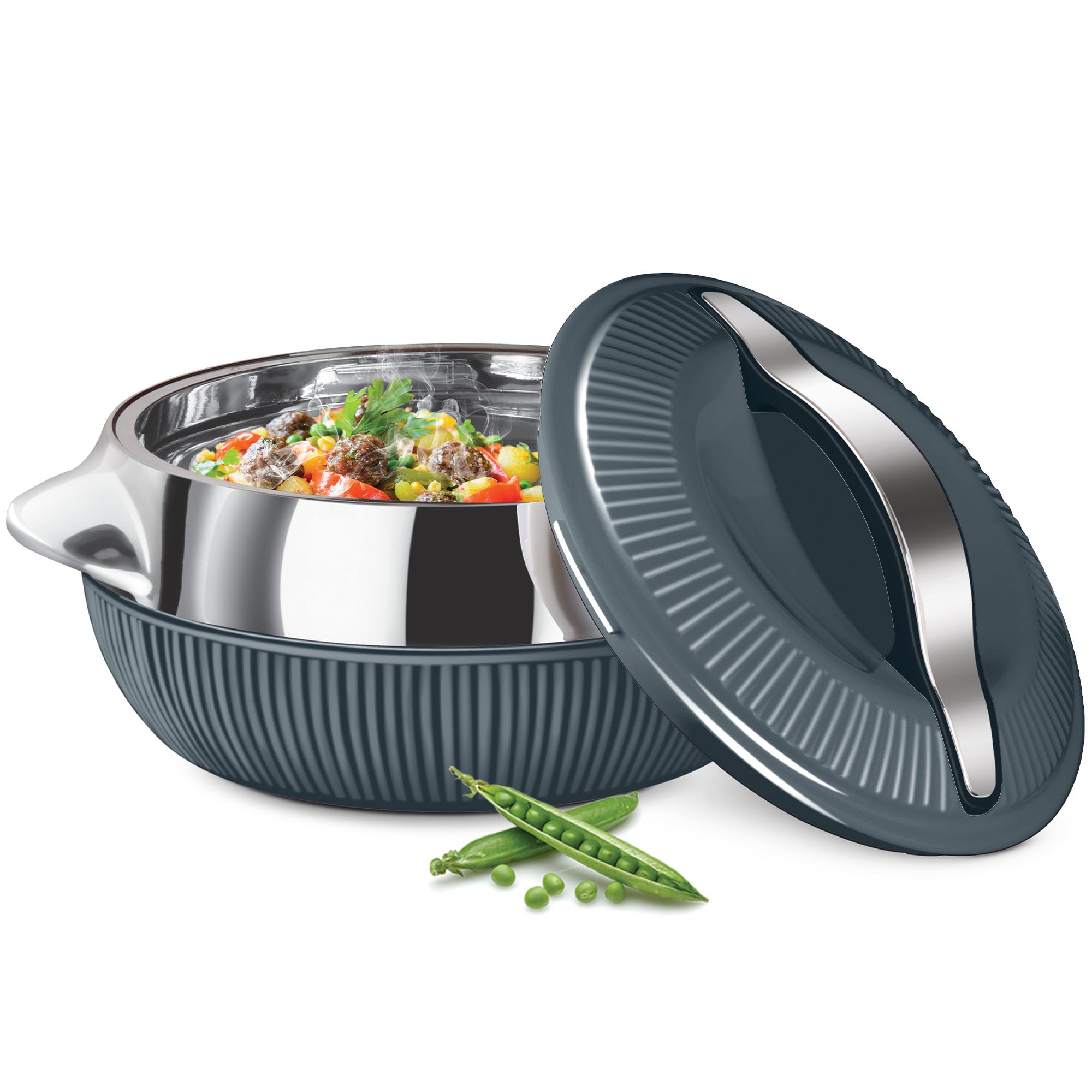 Milton Fiesta 2500 Insulated Inner Stainless Steel Casserole, 2240 ml, Grey Silver (B07YLC6CW9) Amazon Price History, Amazon Price Tracker