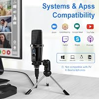Link Dream USB Kondenzátor Mikrofon Kardioid Streaming Podcast Studio Gaming Asztali Laptop 2