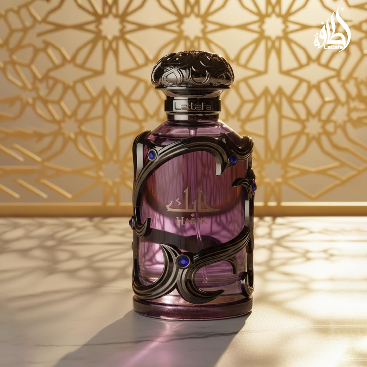 Lattafa Habik – Ámbar, Aromático, Amaderado, Almizclado, Eau de Parfum Spray de Larga Duración para Hombre, 100 ml