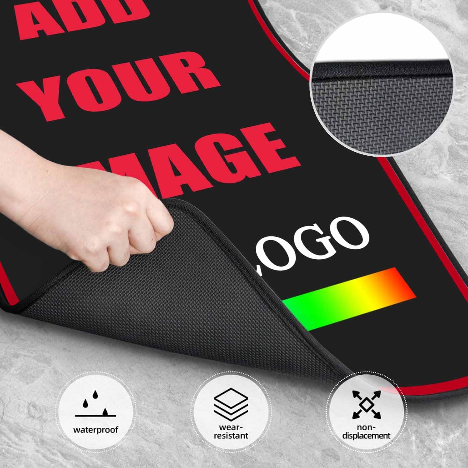 Custom Car Mats 4-Piece Accessories, Design Personalized Car Interior Carpet Mats, You Can Add Your Custom Text Images, Universal for SUV Cars Trucks Vans A Variety of Models.