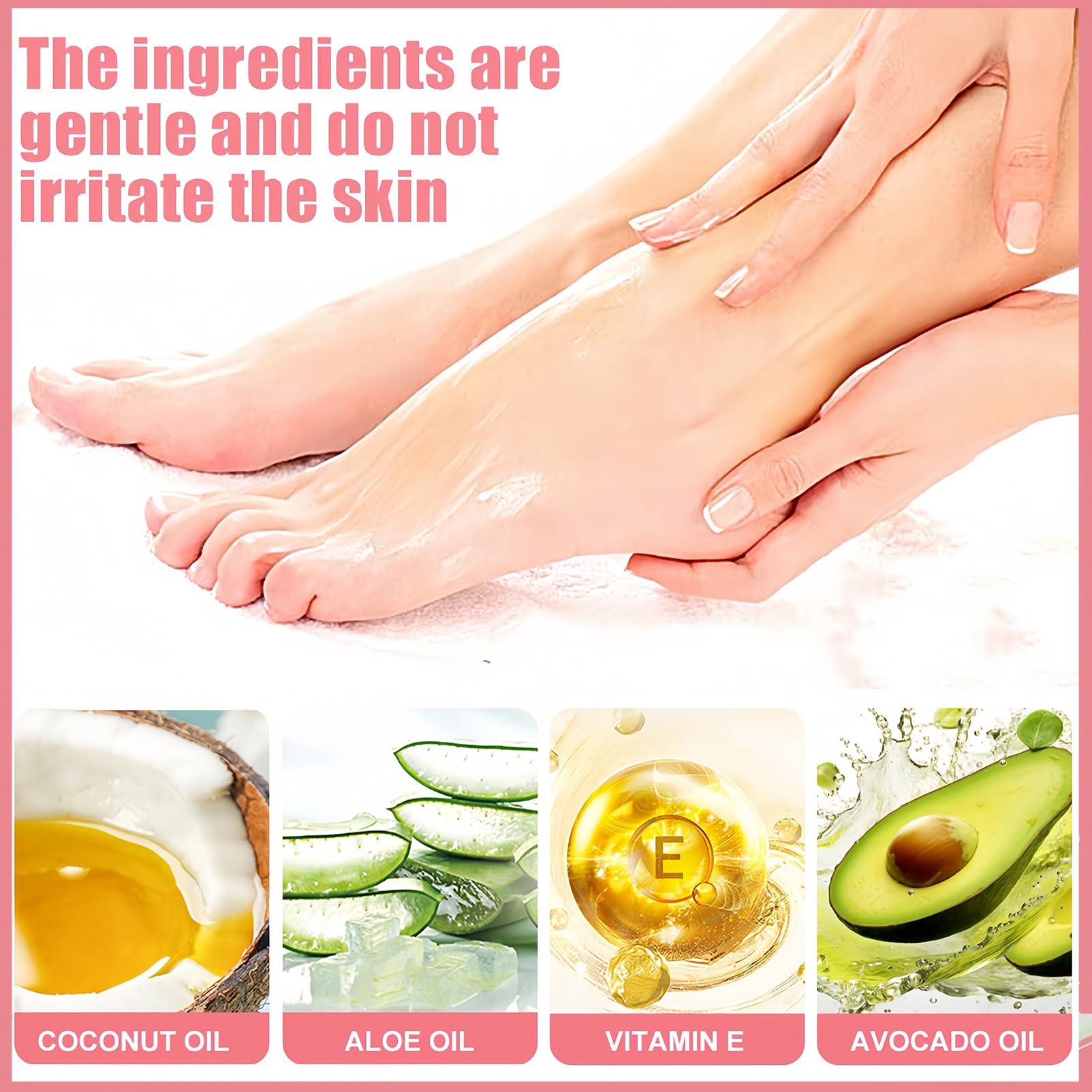 Urea Heel Balm Stick for Feet and Hands,3Pcs Moisturizing Heel Balm for Dry Cracked Feet, Hydrating Stick for Foot & Hands, For Women & Men, Travel Size(Peach, Urea and Honey)