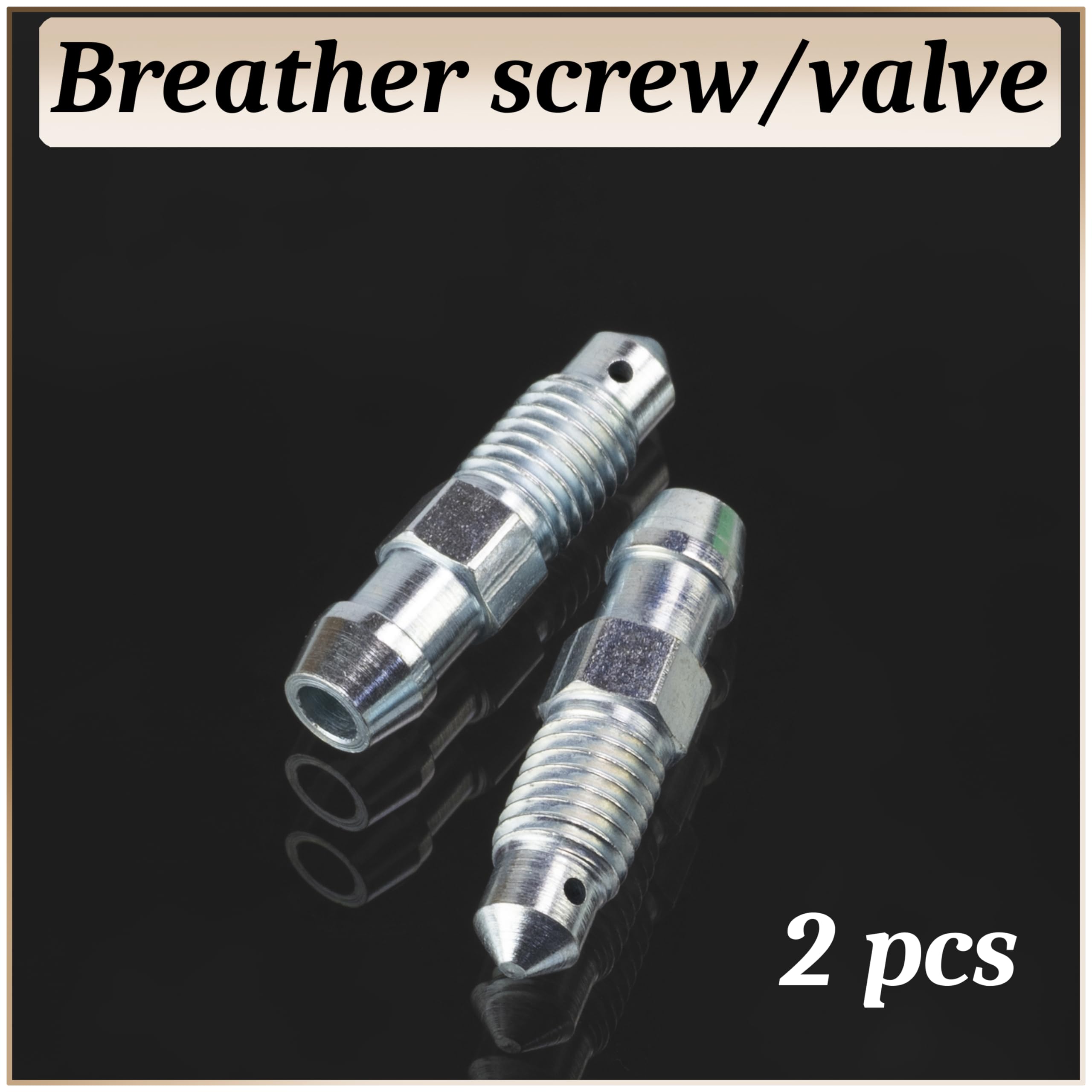AERZETIX Set di 2 valvole di spurgo aria M7x1 compatibile 2Q0611475