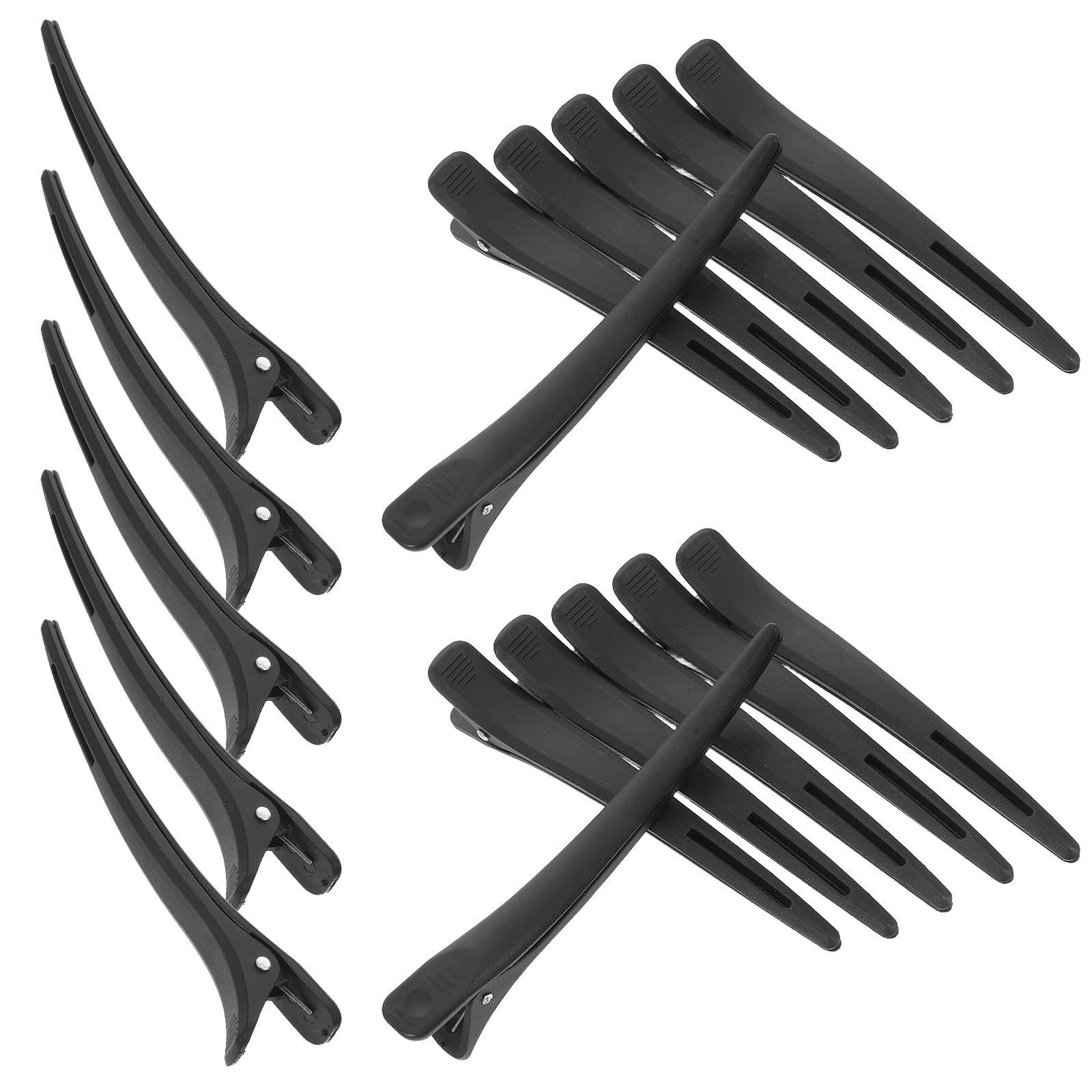 VICASKY 20 pezzi Fermagli per Capelli Becco d Anatra Professionali per Parrucchieri Clip Antiscivolo senza Piega per Styling e Sezionamento Capelli Accessori per Salone per Colorazione