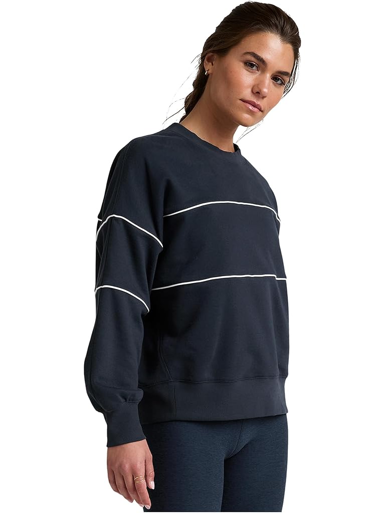 Navy Beyond Yoga Luxefleece Piper Oversized Sweatshirt