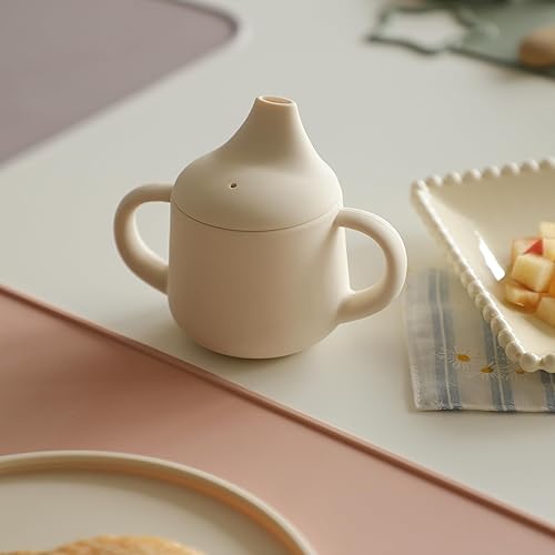 Miniatura 7 de Moonkie Vasos de silicona para bebés  Taza de entrenamiento de 3 etapas para bebés y niños pequeños  4 onzas 1 paquete