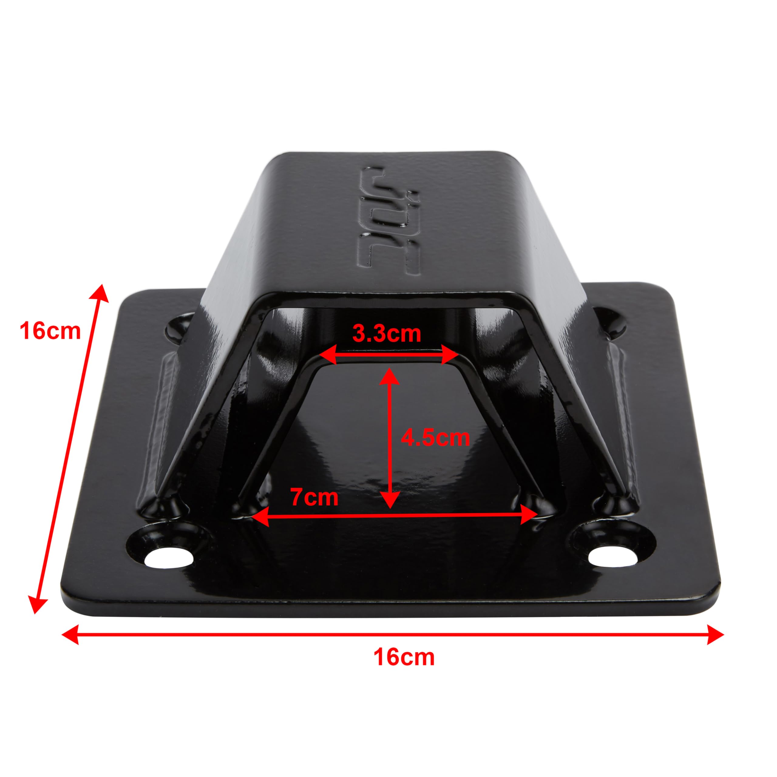 JDC Dispositivo Di Ancoraggio Moto In Acciaio Temprato - Sphere Pro - Nero