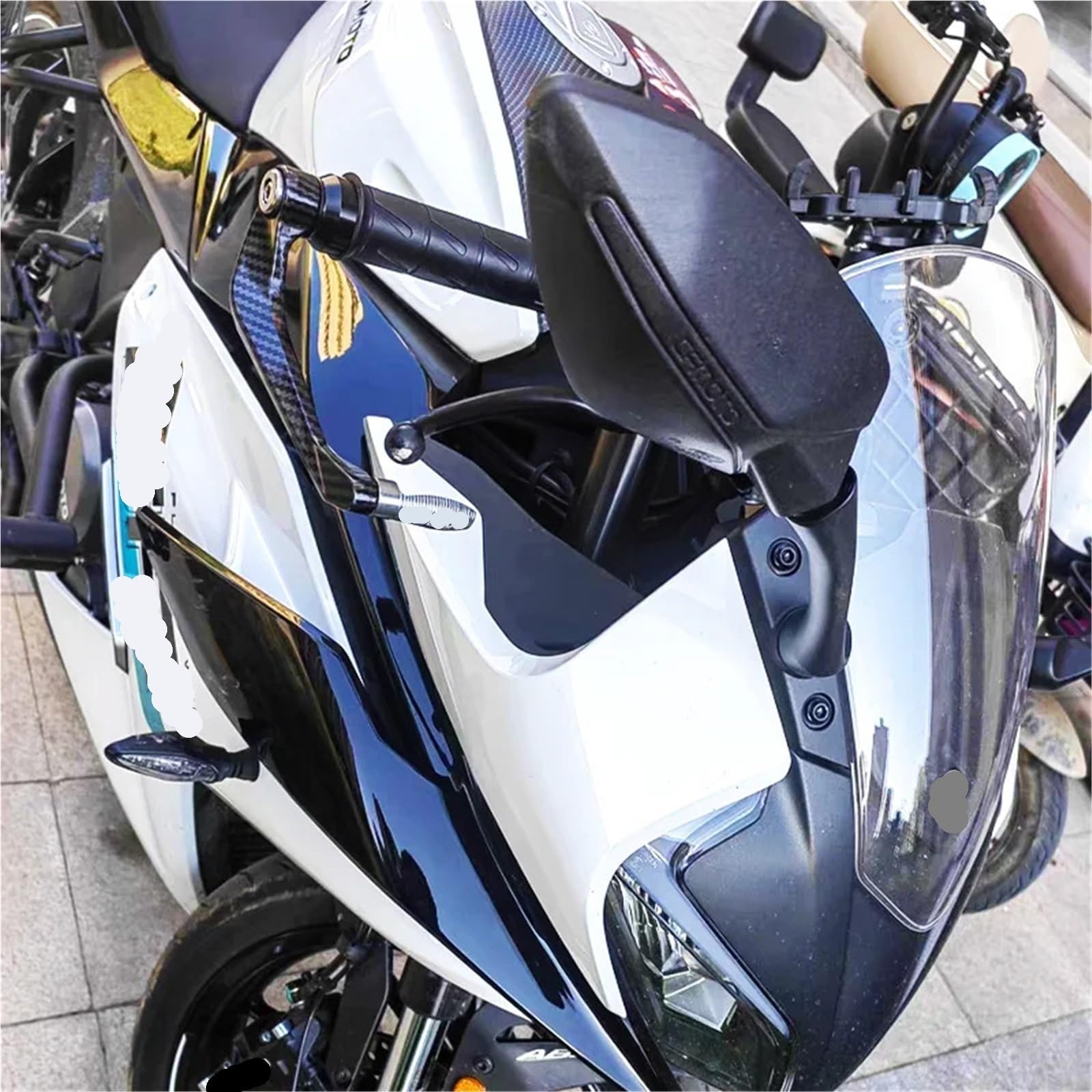 motocyklowe osłony dłoni Kierownica motocykla 7/8 "chroń dźwignię sprzęgła hamulca osłona dłoni tarczy akcesoria ochronne(Black)