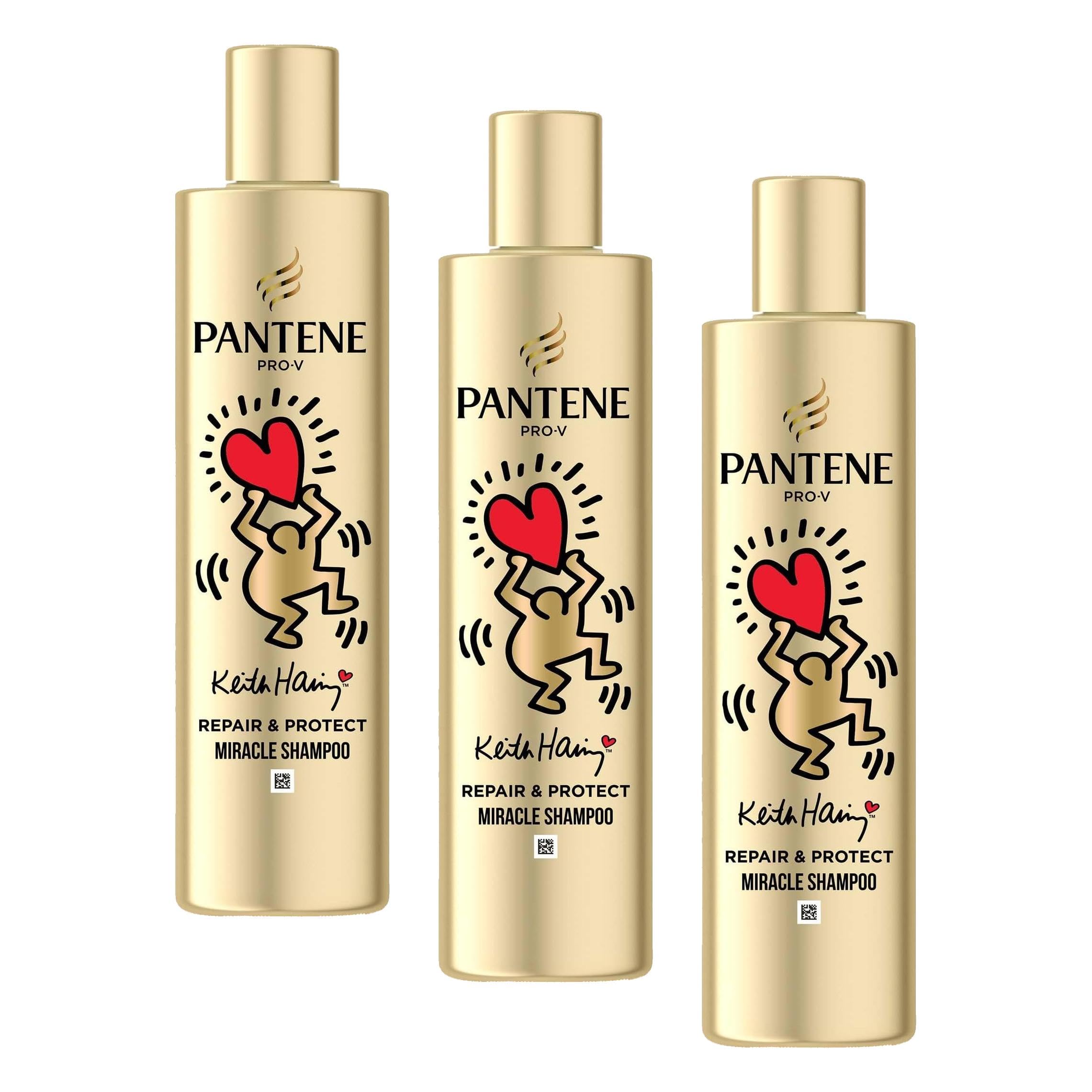 PANTENE Keith Haring Onarıcı & Koruyucu Şampuan 250 Mililitre (3 paketi)